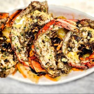 Grilled Lobster Tails - 8 Ounce + 2 Sides