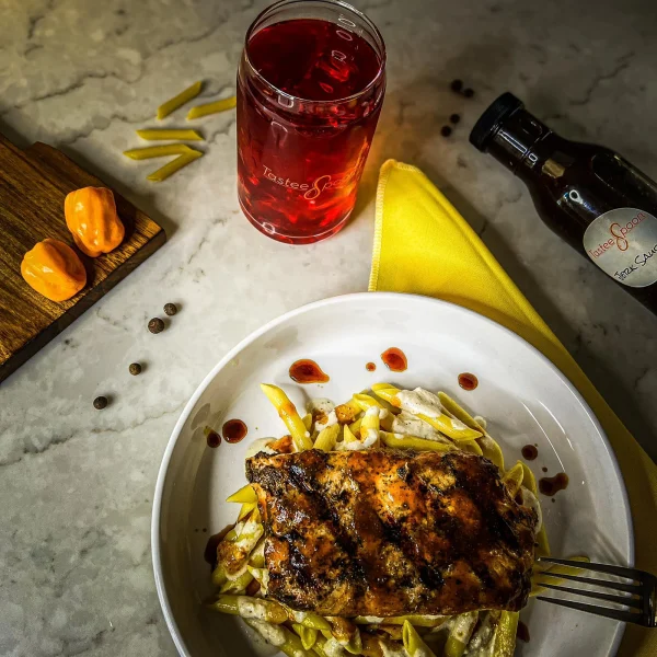 Jerk Salmon Pasta - Image 2